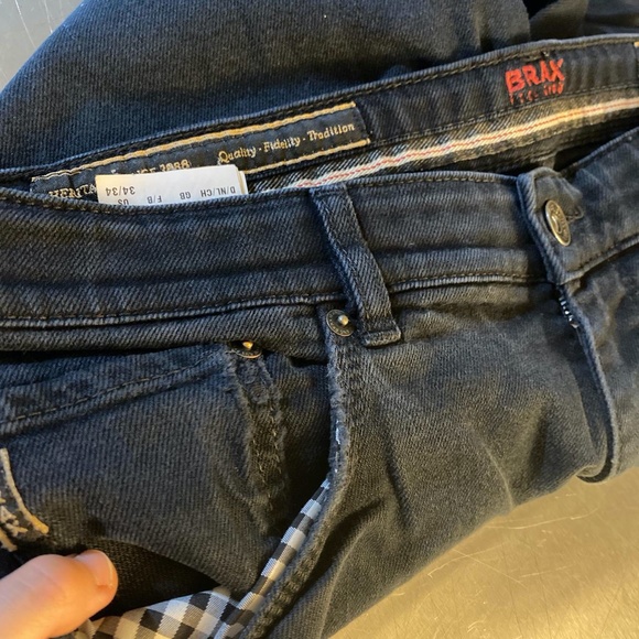 Dark Navy Black Brax Jeans Regular Fit Cooper - Picture 4 of 4